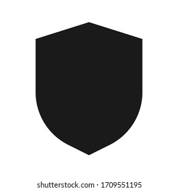 Shield icon template isolated. logo design, flat syle  color editable vector illustration 