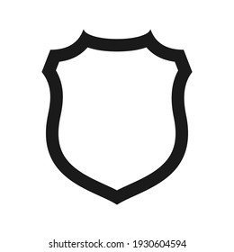 Schild Symbol-Vorlage einzeln. Logo-Design, florale, bearbeitbare Vektorgrafik 