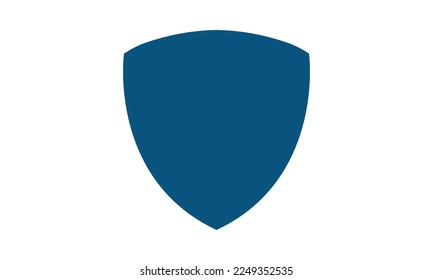 Shield icon template isolated. logo design, flat syle color editable vector illustration