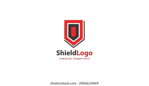 Shield icon template isolated. shield logo design, color editable vector illustration.