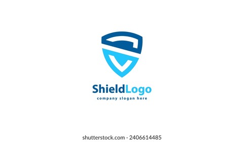 Plantilla de icono Escudo aislada. diseño de logotipo de escudo, ilustración de vector modificable en color.