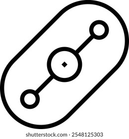 ícone de escudo. Design de estilo linear fino isolado em fundo branco