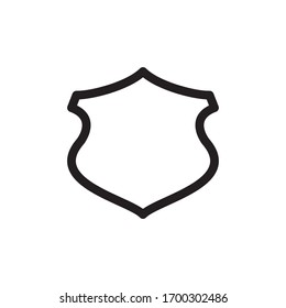 Icono De Blindaje En El Vector De Diseño A La Vez Eps 10