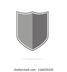 Shield Icon in trendy flat style isolated on white background. Shield symbol for your web site design, logo, app, UI. Vector illustration, EPS10.