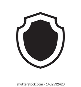 Shield icon in trendy flat style design. Vector graphic illustration. Suitable for website design, logo, app, and ui. EPS 10.