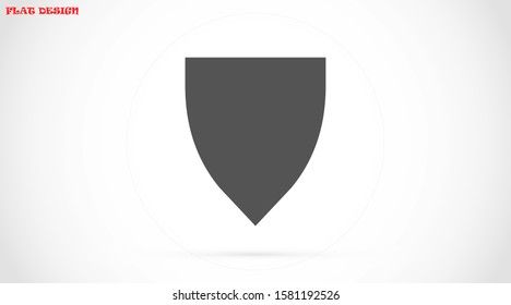 Shield Icon in trendy flat style design Shield Icon Vector illustration Vector shield icon. Shield  Protection 