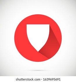 Shield Icon in trendy flat style design Shield Icon Vector illustration Vector shield icon. Shield Protection