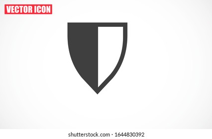 Schild Symbol in trendigem, flachen Design Schild Vektorillustration Illustration Vektorillustration Schild Symbol. Schutzschildschutz
