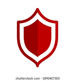 Shield Icon in trendy flat style isolated on grey background. Shield symbol for your web site design, logo, app, UI