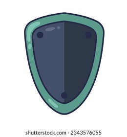 Shield icon in trendy flat style isolated on gray background. Shield symbol for your website design, logo, app, UI. Vector illustration, EPS10.
