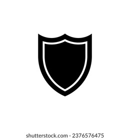 Shield Icon in trendy flat style isolated on grey background. Shield symbol for your