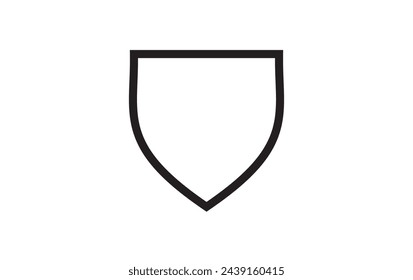 Shield Icon in trendy flat style isolated on grey background. Shield symbol for your web site design, logo, app, UI. Vector illustration, EPS10.