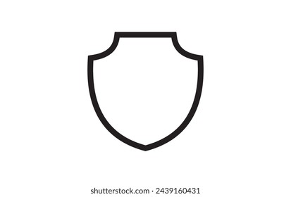 Shield Icon in trendy flat style isolated on grey background. Shield symbol for your web site design, logo, app, UI. Vector illustration, EPS10.