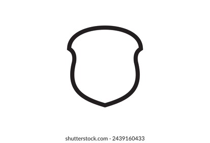 Shield Icon in trendy flat style isolated on grey background. Shield symbol for your web site design, logo, app, UI. Vector illustration, EPS10.