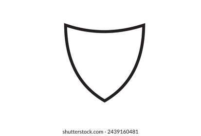 Shield Icon in trendy flat style isolated on grey background. Shield symbol for your web site design, logo, app, UI. Vector illustration, EPS10.