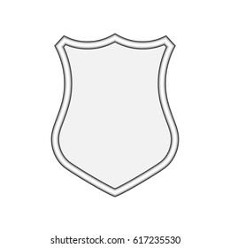 Shield Icon in trendy flat style isolated on white background. Herald logo and Shield symbol for your web site design, logo, app, UI. Vector illustration, EPS10.