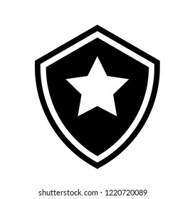 Shield icon. Trendy Shield logo concept on white background from army and war collection. Suitable for use on web apps, mobile apps and print media.