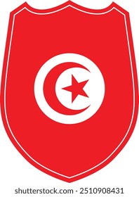 shield icon with Tunis flag