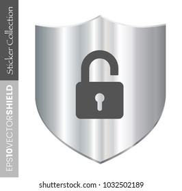 Shield Icon - Unlocked