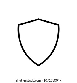 Shield icon vector