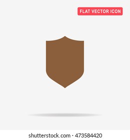 Shield icon. Vector concept illustration for design.
