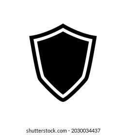 Shield icon vector. Defence illustration sign. Armor symbol. protection logo. security mark.