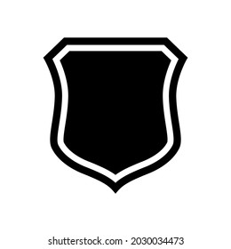 Vector de icono Escudo. Signo de ilustración de defensa. Símbolo de blindaje. logotipo de protección. marca de seguridad.
