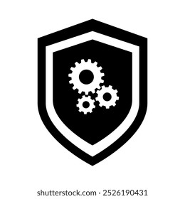 Shield icon vector. Defence illustration sign. Armor symbol. protection logo. security mark.