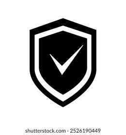 Shield icon vector. Defence illustration sign. Armor symbol. protection logo. security mark.