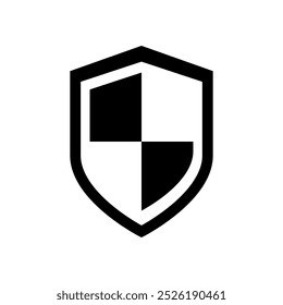 Shield icon vector. Defence illustration sign. Armor symbol. protection logo. security mark.