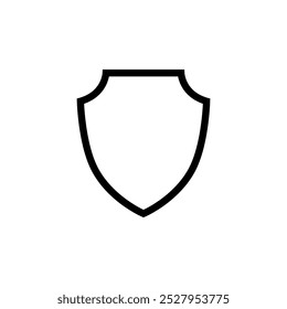 Shield icon vector. Defence illustration sign. Armor symbol. protection logo. security mark.