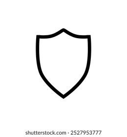 Shield icon vector. Defence illustration sign. Armor symbol. protection logo. security mark.