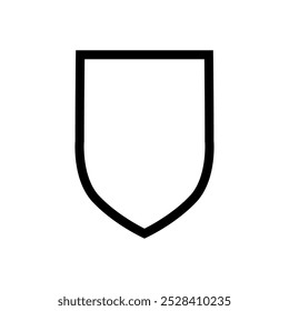 Shield icon vector. Defence illustration sign. Armor symbol. protection logo. security mark.