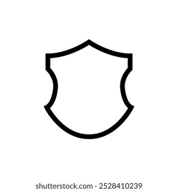 Shield icon vector. Defence illustration sign. Armor symbol. protection logo. security mark.