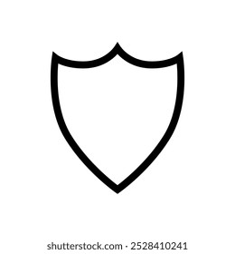 Shield icon vector. Defence illustration sign. Armor symbol. protection logo. security mark.