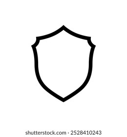 Shield icon vector. Defence illustration sign. Armor symbol. protection logo. security mark.