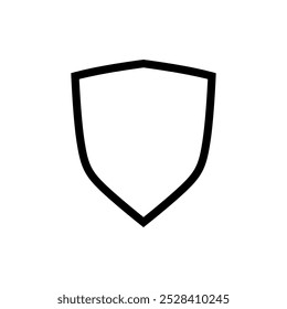 Shield icon vector. Defence illustration sign. Armor symbol. protection logo. security mark.