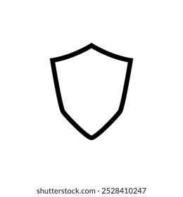 Shield icon vector. Defence illustration sign. Armor symbol. protection logo. security mark.