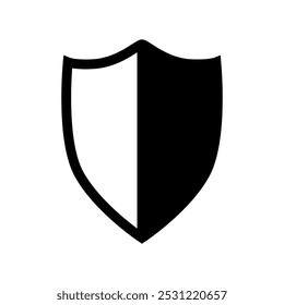 Shield icon vector. Defence illustration sign. Armor symbol. protection logo. security mark.