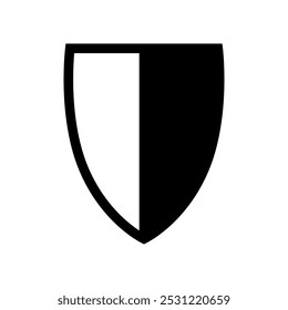 Shield icon vector. Defence illustration sign. Armor symbol. protection logo. security mark.