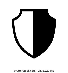 Shield icon vector. Defence illustration sign. Armor symbol. protection logo. security mark.