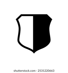 Shield icon vector. Defence illustration sign. Armor symbol. protection logo. security mark.