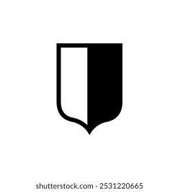 Shield icon vector. Defence illustration sign. Armor symbol. protection logo. security mark.