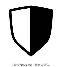 Shield icon vector. Defence illustration sign. Armor symbol. protection logo. security mark.