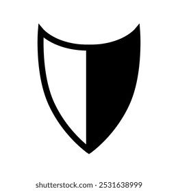 Shield icon vector. Defence illustration sign. Armor symbol. protection logo. security mark.