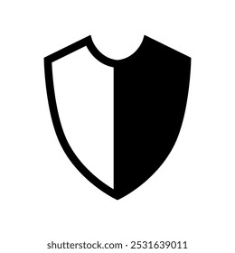 Shield icon vector. Defence illustration sign. Armor symbol. protection logo. security mark.