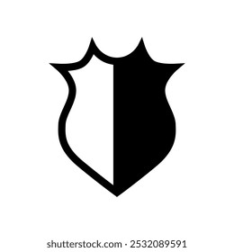 Shield icon vector. Defence illustration sign. Armor symbol. protection logo. security mark.