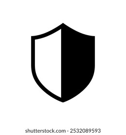 Shield icon vector. Defence illustration sign. Armor symbol. protection logo. security mark.