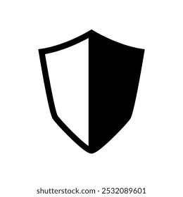 Shield icon vector. Defence illustration sign. Armor symbol. protection logo. security mark.