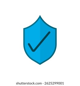 Shield icon vector design. Defense emblem, security, and protection icon vector design illustration. 
